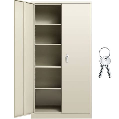 tall metal locking storage cabinets